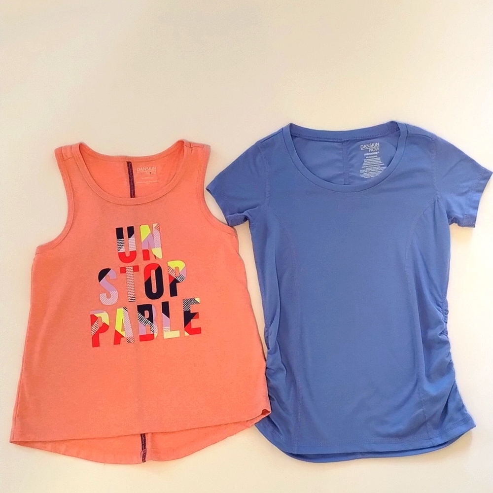 Danskin Now Girls Active tee and tank, size 4/5